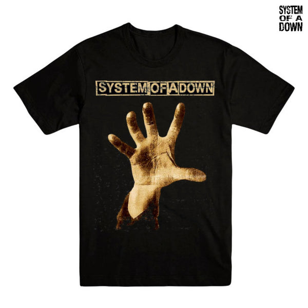 【お取り寄せ】System of a Down / システム・オブ・ア・ダウン - HAND Tシャツ(ブラック)