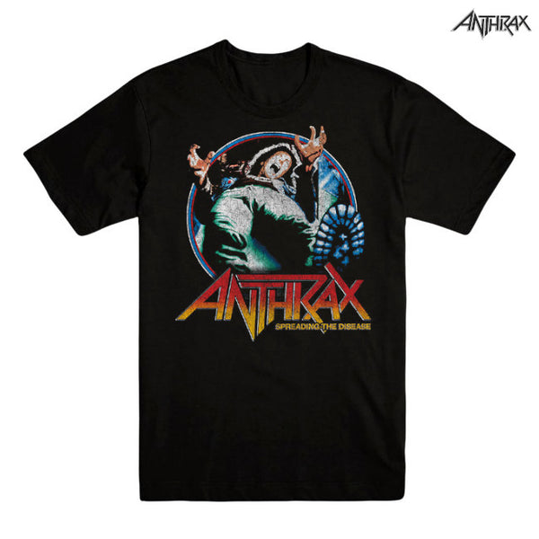 【お取り寄せ】Anthrax / アンスラックス - SPREADING VIGNETTE Tシャツ(ブラック)