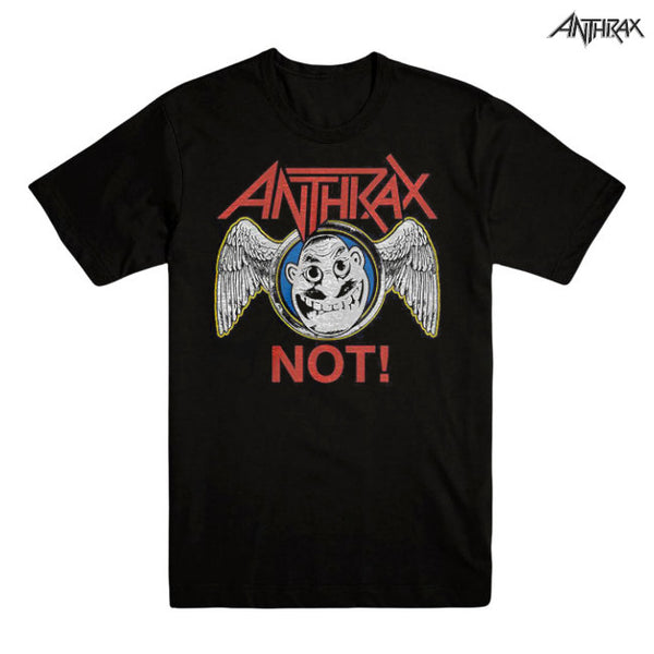 【お取り寄せ】Anthrax / アンスラックス - NOT WINGS Tシャツ(ブラック)