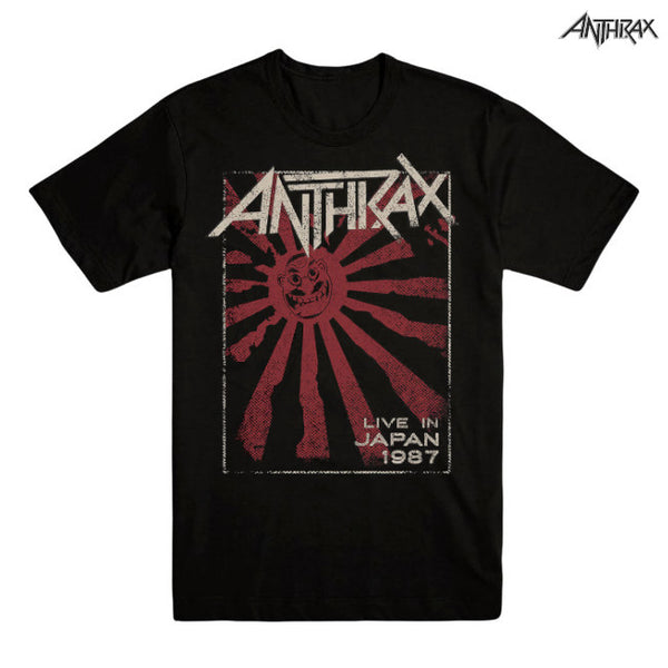 【お取り寄せ】Anthrax / アンスラックス - LIVE IN JAPAN Tシャツ(ブラック)