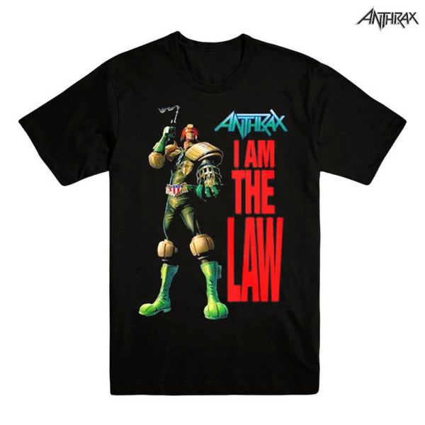 【お取り寄せ】Anthrax / アンスラックス - I AM THE LAW Tシャツ(ブラック)