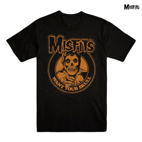 【お取り寄せ】Misfits / ミスフィッツ - WANT YOUR SKULL Tシャツ (ブラック)