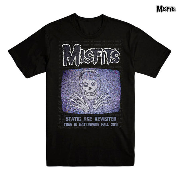 【お取り寄せ】Misfits / ミスフィッツ - STATIC Tシャツ (ブラック)