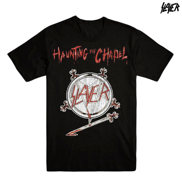 【お取り寄せ】Slayer / スレイヤー - HAUNTING THE CHAPEL Tシャツ(ブラック)