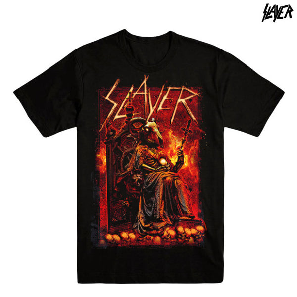 【お取り寄せ】Slayer / スレイヤー - GOAT SKULL Tシャツ(ブラック)