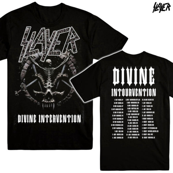 【お取り寄せ】Slayer / スレイヤー - DIVINE INTERVENTION Tシャツ(ブラック)