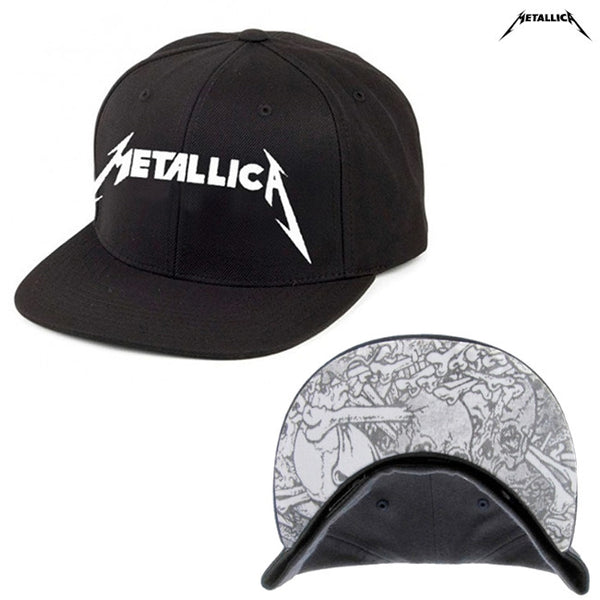 【お取り寄せ】Metallica / メタリカ - DAMAGE INC スナップバック・キャップ（ブラック）