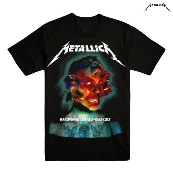 【お取り寄せ】Metallica / メタリカ - HARDWIRED ALBUM COVER Tシャツ(ブラック)