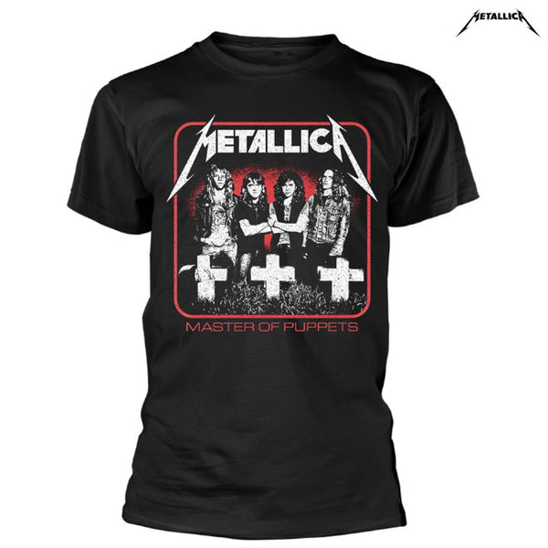 【お取り寄せ】Metallica / メタリカ - VINTAGE MOP PHOTO Tシャツ(ブラック)
