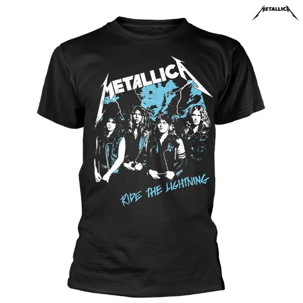 【お取り寄せ】Metallica / メタリカ - VINTAGE RIDE THE LIGHTNING Tシャツ(ブラック)