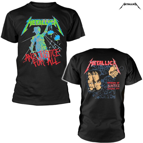 【お取り寄せ】Metallica / メタリカ - AND JUSTICE FOR ALL Tシャツ(ブラック)