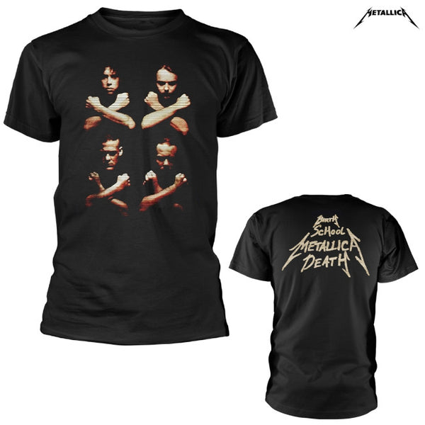 【お取り寄せ】Metallica / メタリカ - BIRTH DEATH CROSSED ARMS Tシャツ(ブラック