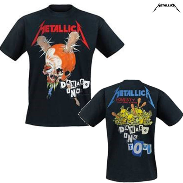 【お取り寄せ】Metallica / メタリカ - DAMAGE INC Tシャツ (ブラック)