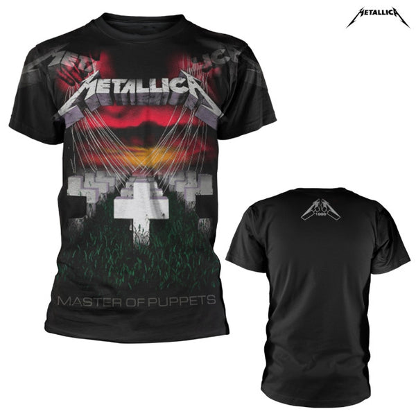 【お取り寄せ】Metallica / メタリカ - PUPPETS FADED (ALL OVER) Tシャツ (ブラック)