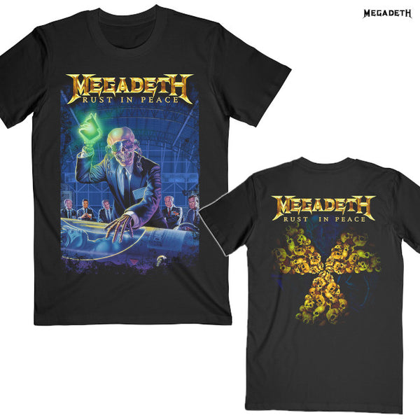【お取り寄せ】Megadeth / メガデス - RUST IN PEACE 30TH Tシャツ (ブラック)