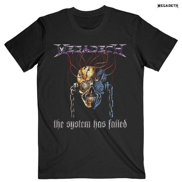 【お取り寄せ】Megadeth / メガデス - SYSTEMS FAIL Tシャツ (ブラック)