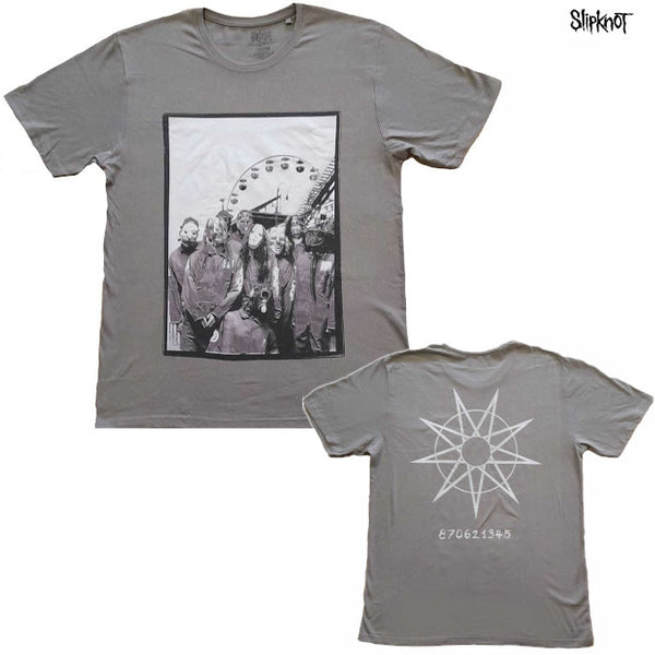 【お取り寄せ】Slipknot / スリップノット - AMUSEMENT PARK Tシャツ(グレー)