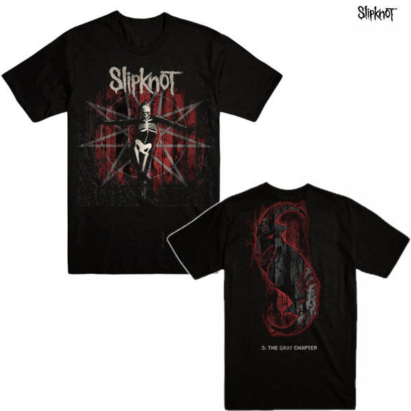 【お取り寄せ】Slipknot / スリップノット - 5: THE GRAY CHAPTER ALBUM Tシャツ(ブラック)