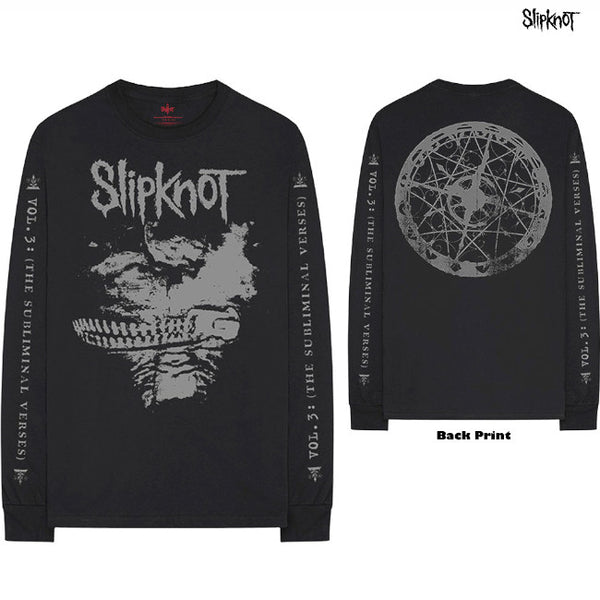 【お取り寄せ】Slipknot / スリップノット - SUBLIMINAL VERSES ロングスリーブ・長袖シャツ(ブラック)