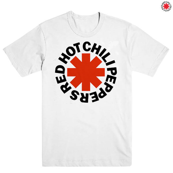 【お取り寄せ】Red Hot Chili Peppers / レッド・ホット・チリペッパーズ - LOGO Tシャツ (ホワイト)