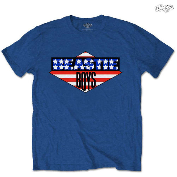 【お取り寄せ】Beastie Boys /ビースティー・ボーイズ - AMERICAN FLAG Tシャツ (ブルー)