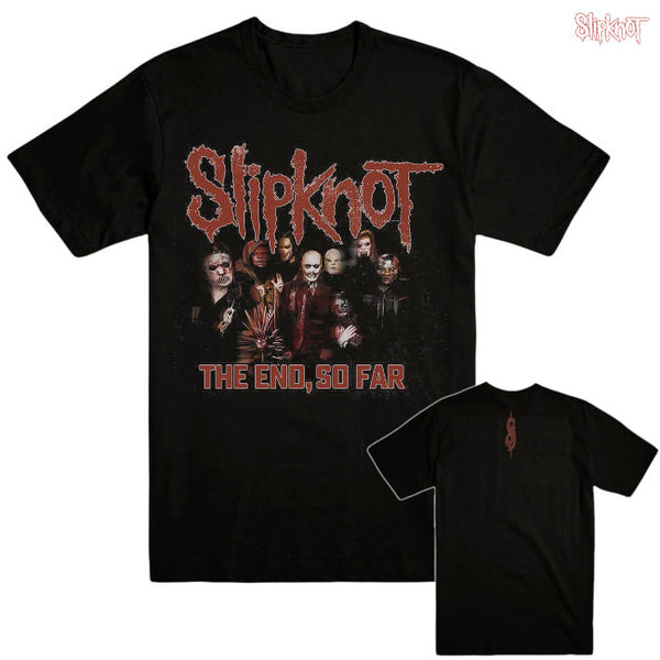 【お取り寄せ】Slipknot / スリップノット - THE END, SO FAR GROUP PHOTO Tシャツ(ブラック)