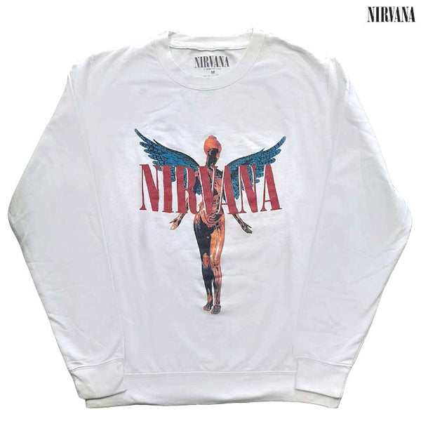 【お取り寄せ】Nirvana / ニルヴァーナ - ANGELIC クルーネック・トレーナー(ホワイト)