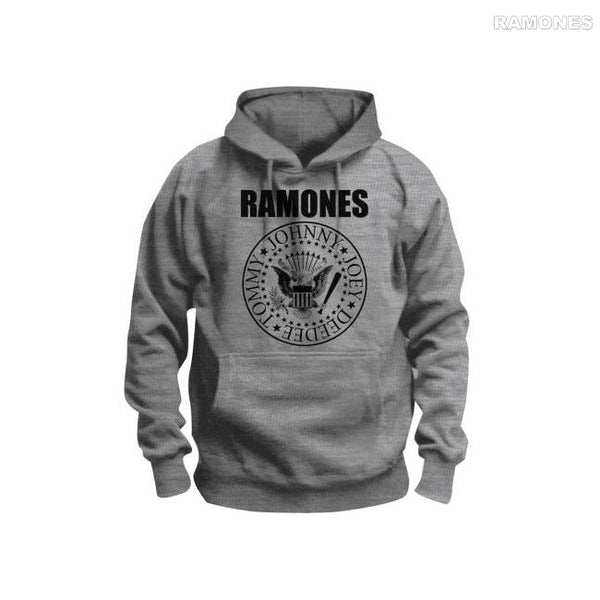 【お取り寄せ】Ramones / ラモーンズ - PRESIDENTIAL SEAL プルオーバーパーカー (グレー)
