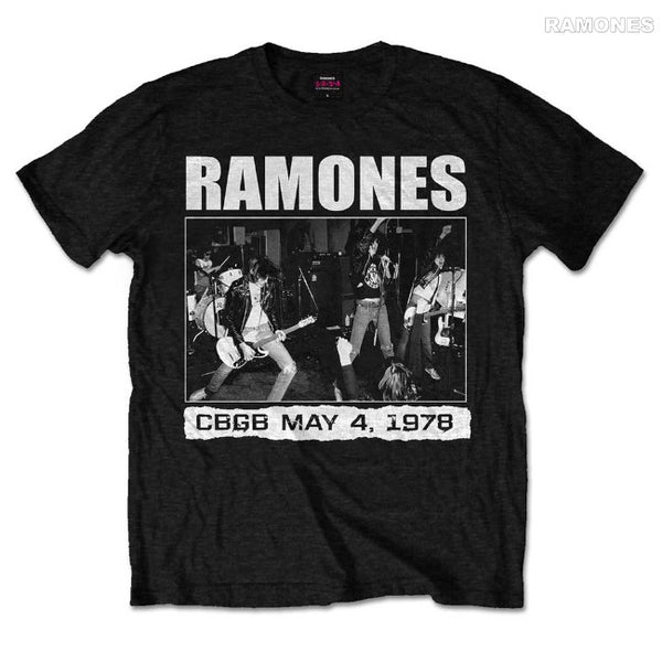 【お取り寄せ】Ramones / ラモーンズ - CBGB 1978 Tシャツ (ブラック)