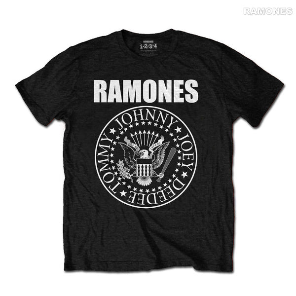 【お取り寄せ】Ramones / ラモーンズ - PRESIDENTIAL SEAL Tシャツ (ブラック)