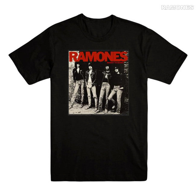 【お取り寄せ】Ramones / ラモーンズ - Rocket to Russia Tシャツ (ブラック)