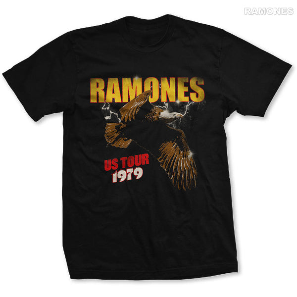 【お取り寄せ】Ramones / ラモーンズ - TOUR 1979 Tシャツ (ブラック)