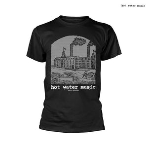 【お取り寄せ】Hot Water Music / ホット・ウォーター・ミュージック - FACTORY Tシャツ(ブラック)