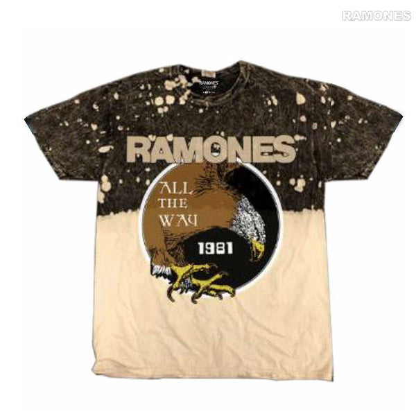 【お取り寄せ】Ramones / ラモーンズ - ALL THE WAY Tシャツ (タイダイ)
