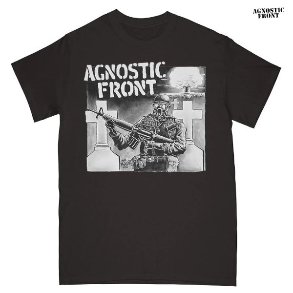 【即納】Agnostic Front /アグノスティック フロント - GAS MASK Tシャツ (ブラック)