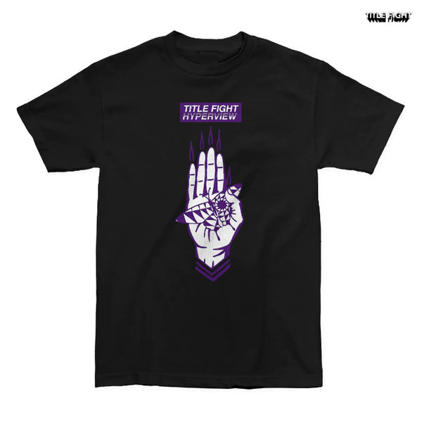 【お取り寄せ】Title Fight / タイトルファイト - HYPERVIEW HAND Tシャツ(ブラック)