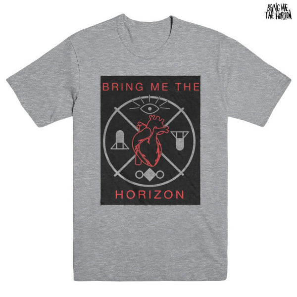 【お取り寄せ】Bring Me The Horizon / ブリング・ミー・ザ・ホライズン - HEART & SYMBOLS Tシャツ (グレー)