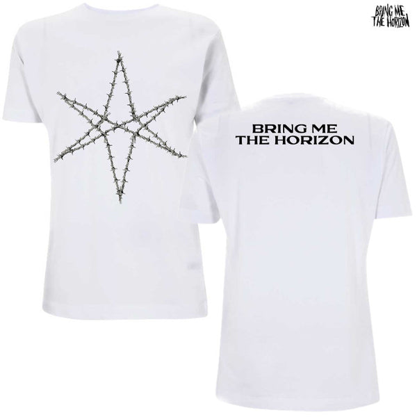 【お取り寄せ】Bring Me The Horizon / ブリング・ミー・ザ・ホライズン - BARBED WIRE Tシャツ (ホワイト)