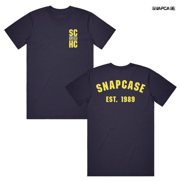 【お取り寄せ】Snapcase / スナップケース - Est 1989 Tシャツ (ネイビー)