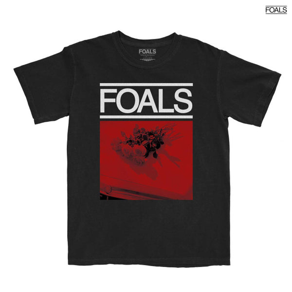 【お取り寄せ】Foals / フォールズ - RED ROSES Tシャツ (ブラック)