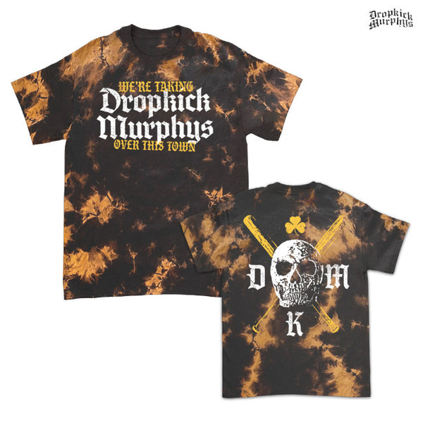 【お取り寄せ】Dropkick Murphys / ドロップキック・マーフィーズ - Bats Tシャツ (ブリーチダイ)