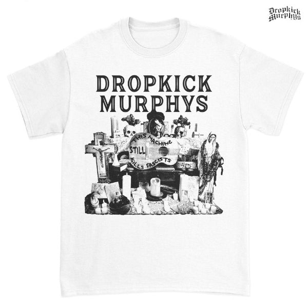 【お取り寄せ】Dropkick Murphys / ドロップキック・マーフィーズ - This Machine Still Kills Fascists Tシャツ (ホワイト)