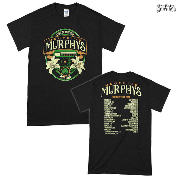 【お取り寄せ】Dropkick Murphys / ドロップキック・マーフィーズ - Lillies EU Tour 2022 Tシャツ (ブラック)