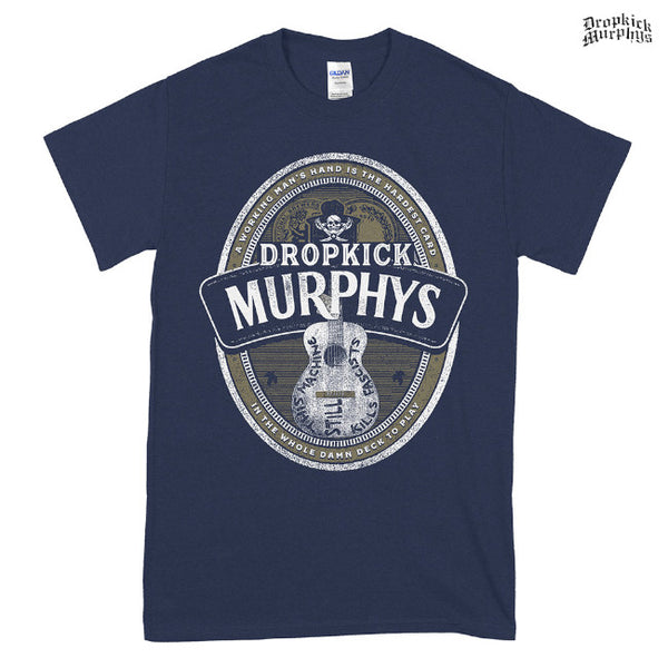 【お取り寄せ】Dropkick Murphys / ドロップキック・マーフィーズ - Beer Label Tシャツ (ネイビー)