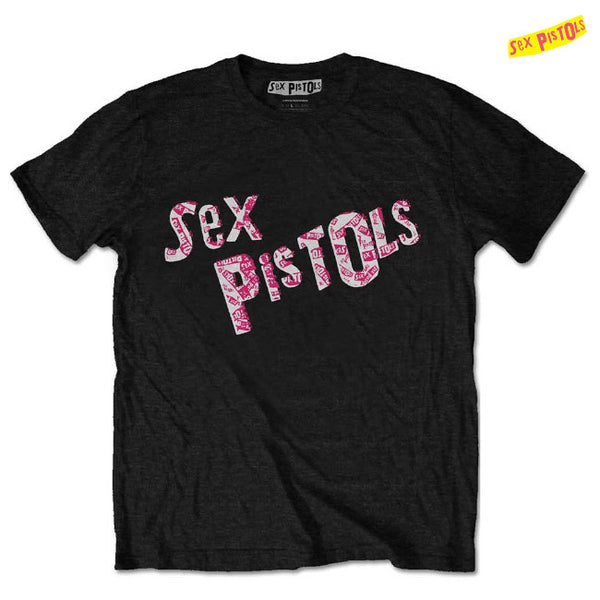 【お取り寄せ】Sex Pistols / セックス・ピストルズ - MULTI-LOGO Tシャツ(ブラック)