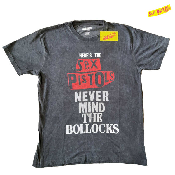 【お取り寄せ】Sex Pistols / セックス・ピストルズ - NMTB DISTRESSED Tシャツ(ウォッシュブラック)