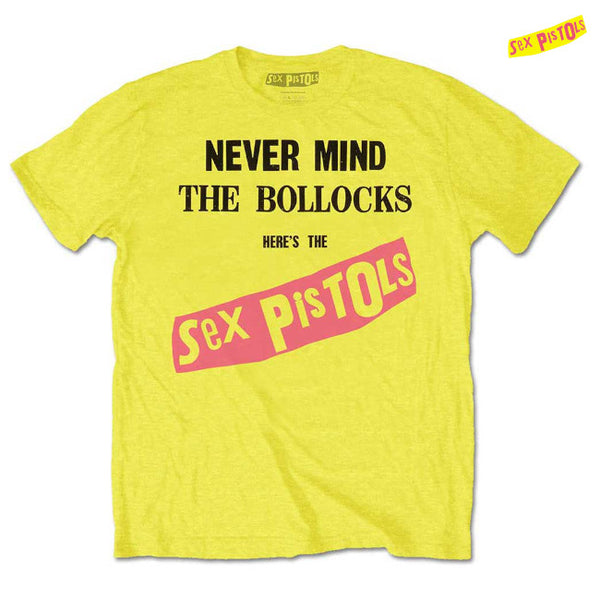 【お取り寄せ】Sex Pistols / セックス・ピストルズ - NMTB ORIGINAL ALBUM Tシャツ(イエロー)