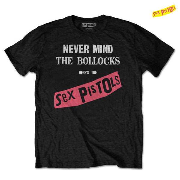 【お取り寄せ】Sex Pistols / セックス・ピストルズ - NEVER MIND THE BOLLOCKS Tシャツ(ブラック)