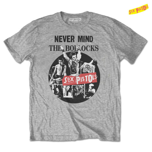 【お取り寄せ】Sex Pistols / セックス・ピストルズ - NEVER MIND THE BOLLOCKS Tシャツ(グレー)