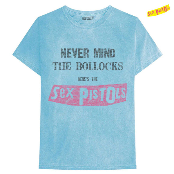 【お取り寄せ】Sex Pistols / セックス・ピストルズ - NEVER MIND THE BOLLOCKS DISTRESSED Tシャツ(ウォッシュブルー)